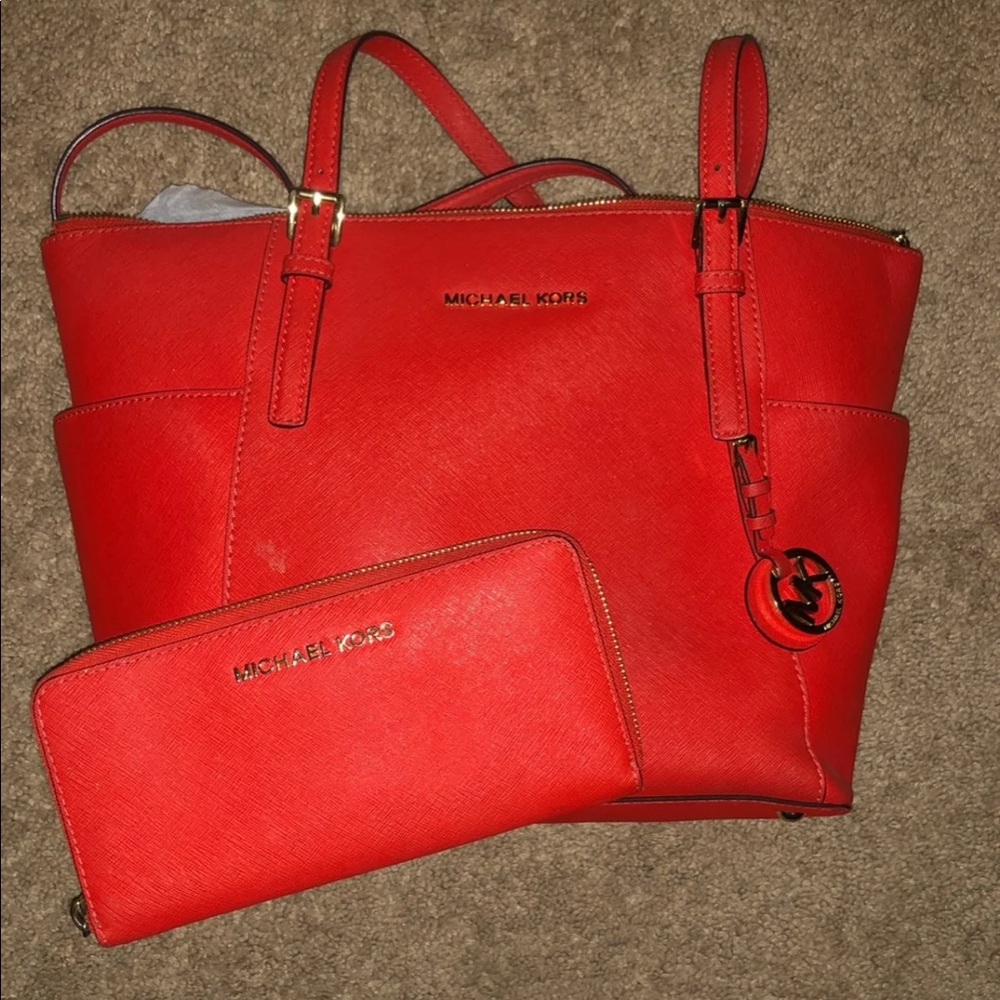 Michael Kors Purse + Wallet